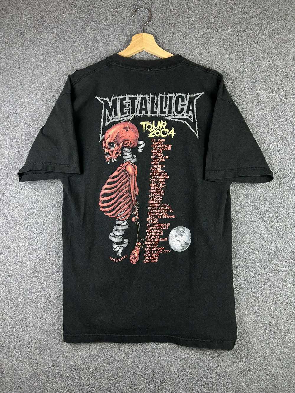 Metallica × Rock T Shirt × Vintage Vintage 2004 M… - image 8