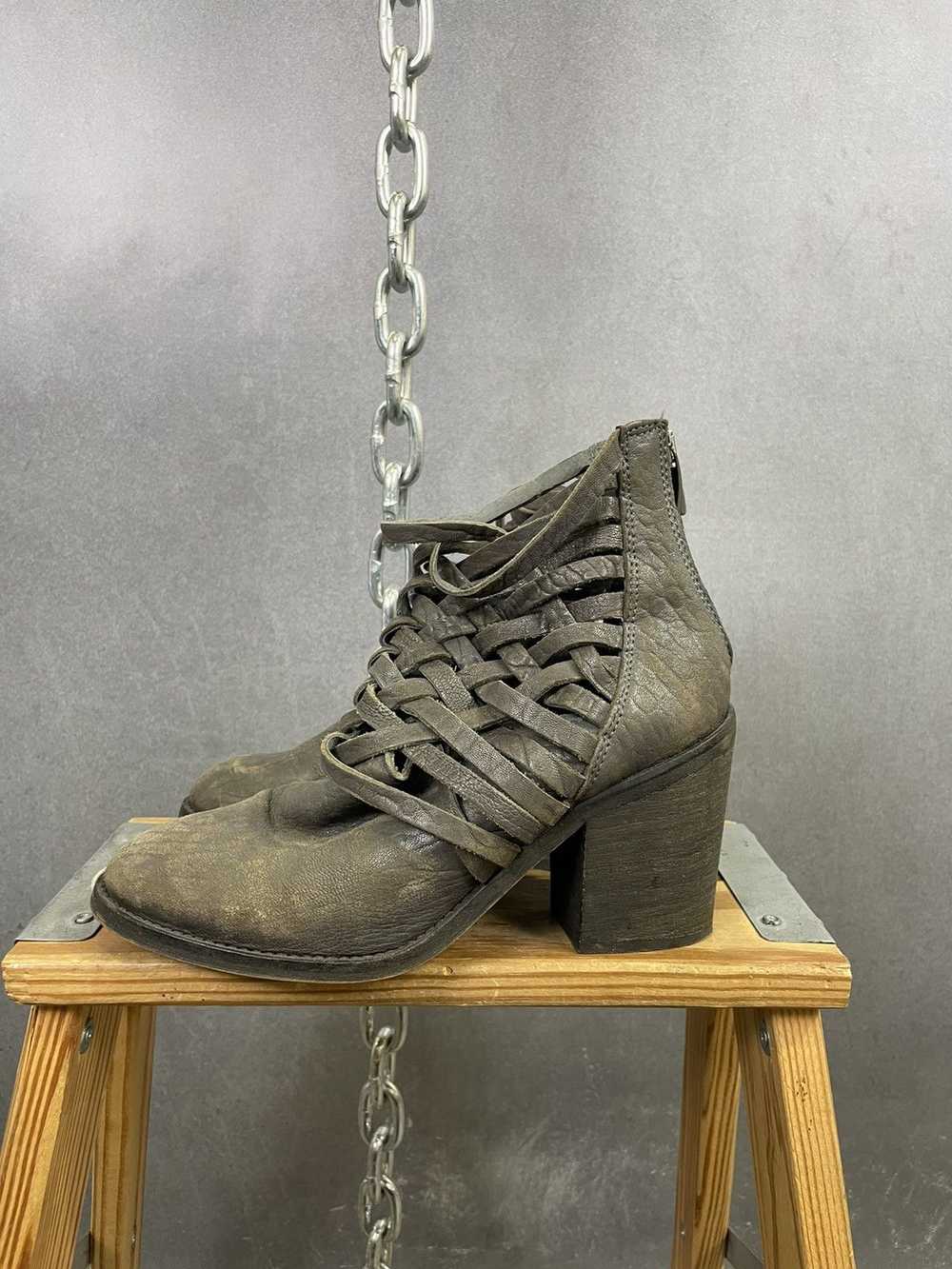 Vintage Free People Boot Carrera Women's Leather … - image 3