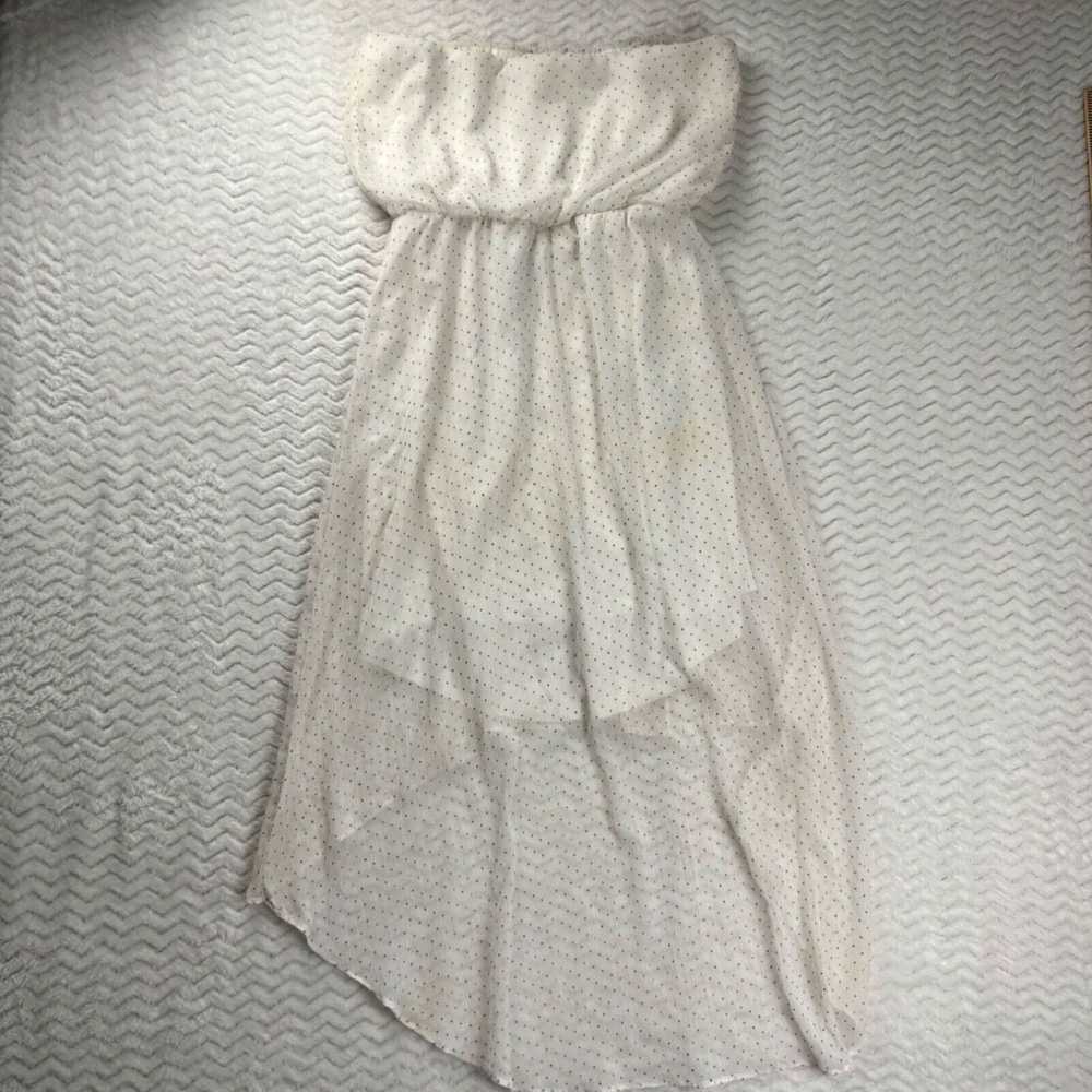 Vintage Vintage B Darlin Dress Woman 7/8 White Sl… - image 2