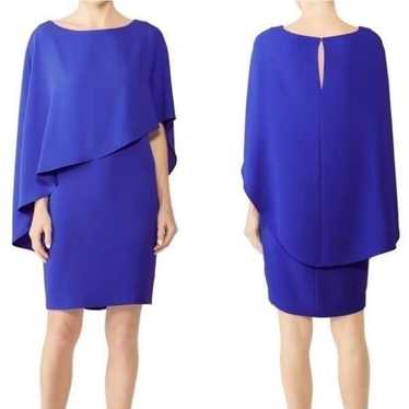 Trina Turk Adore Cobalt Blue Draped Dress Size Sm… - image 1