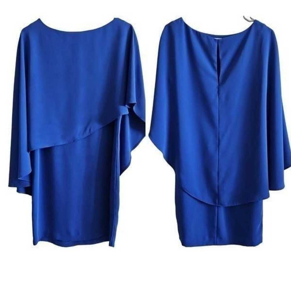Trina Turk Adore Cobalt Blue Draped Dress Size Sm… - image 4