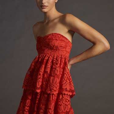 Maeve Anthropologie Lace Dress Strapless or Spaghe