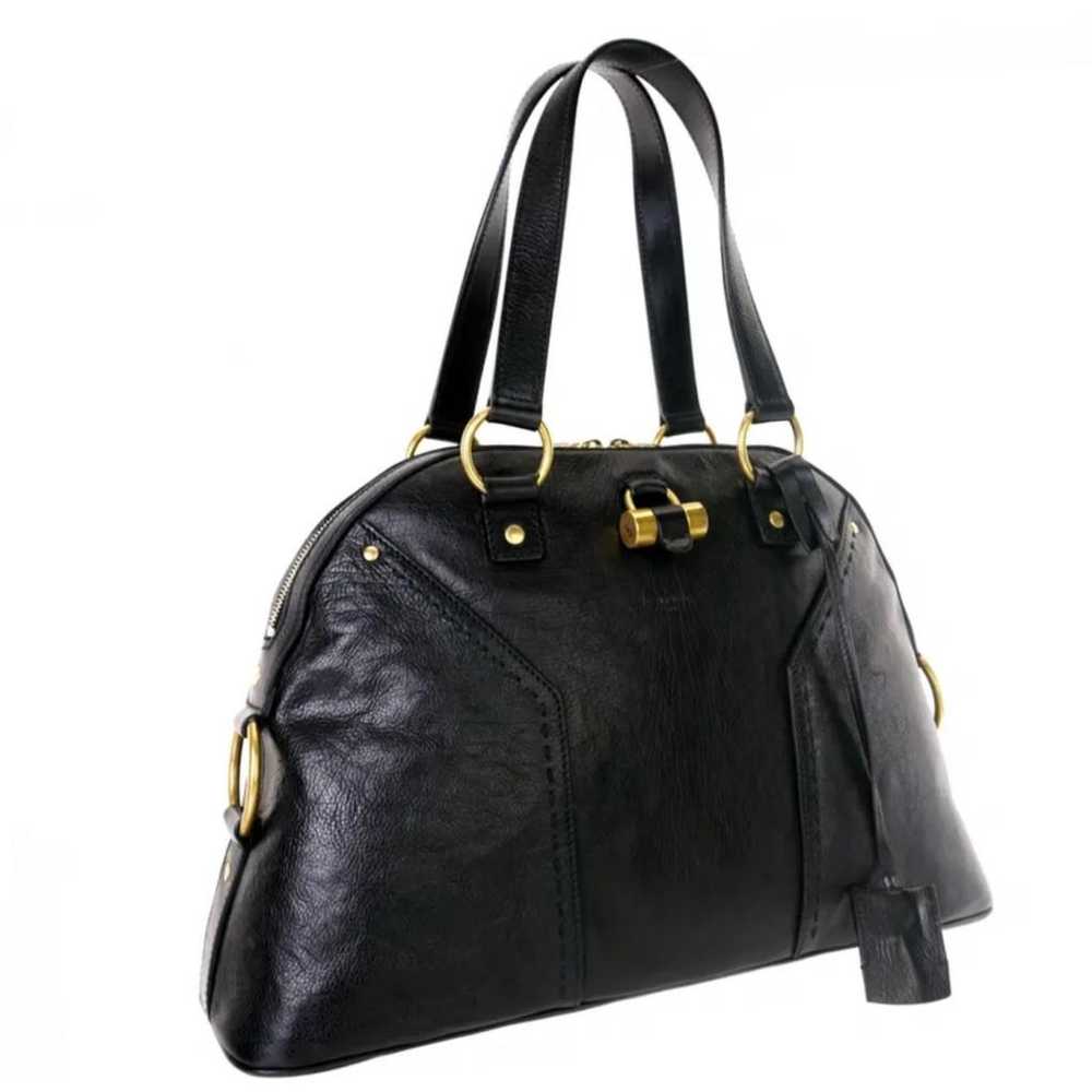 Yves Saint Laurent Muse leather handbag - image 11
