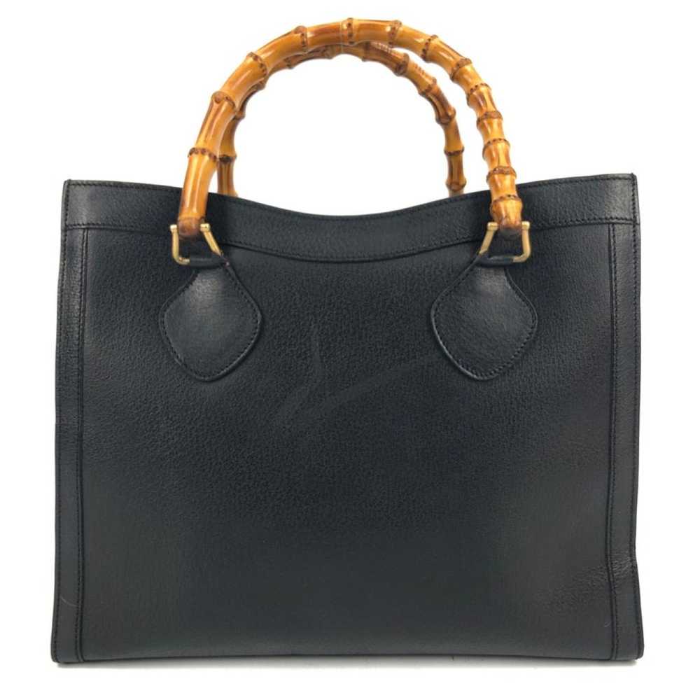 Gucci Diana Bamboo leather handbag - image 6