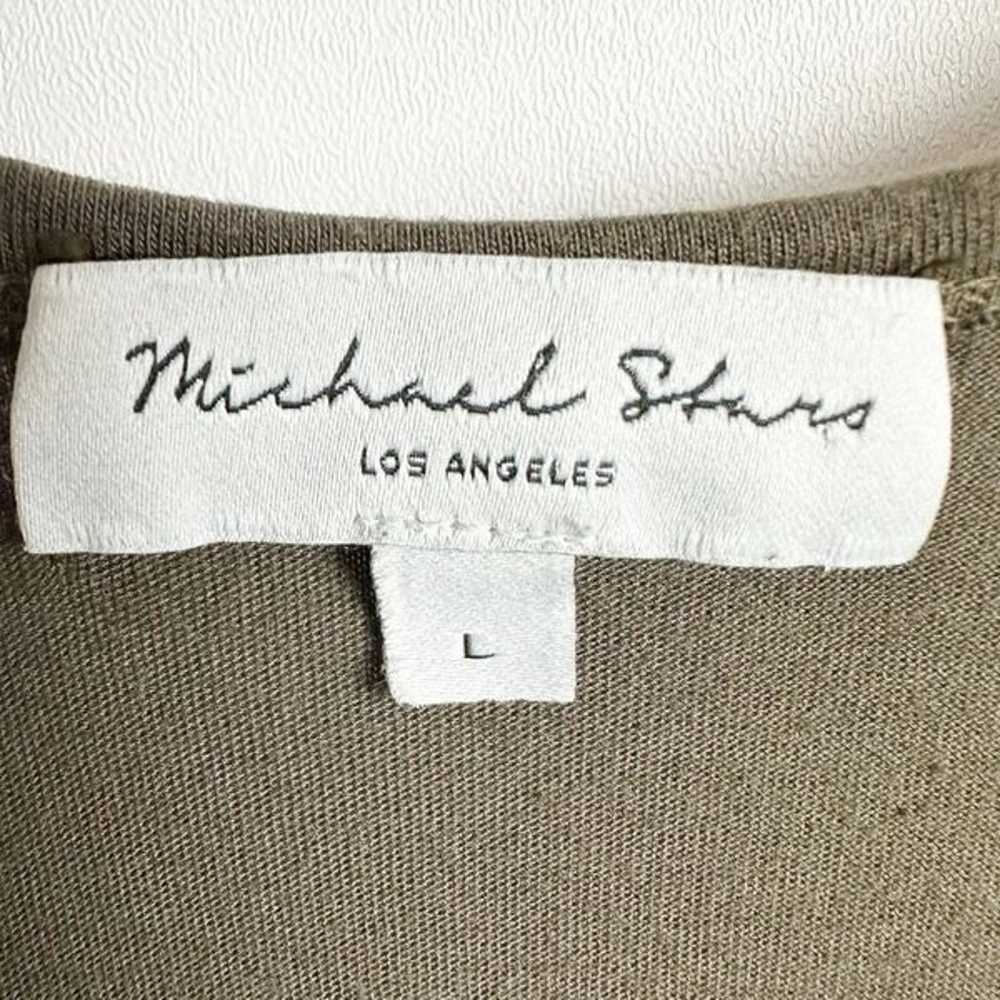 MICHAEL STARS Theo Dark Olive Jumpsuit Size Large… - image 7