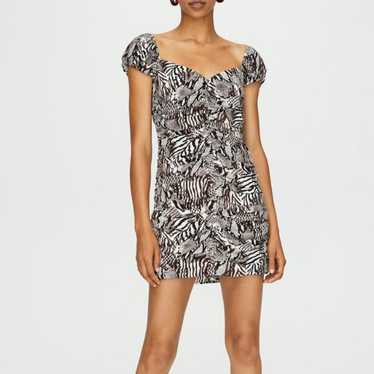 Aritzia Wilfred Veda Ruched Mini Dress Size 2 - image 1