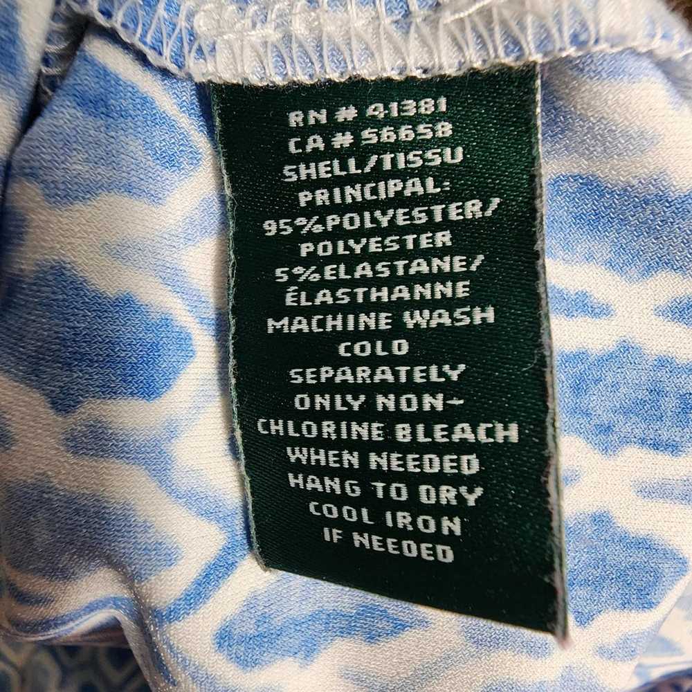 332 Lauren Ralph Lauren Size 4 95% polyester Geom… - image 5