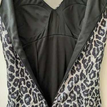 Cache leopard print dress