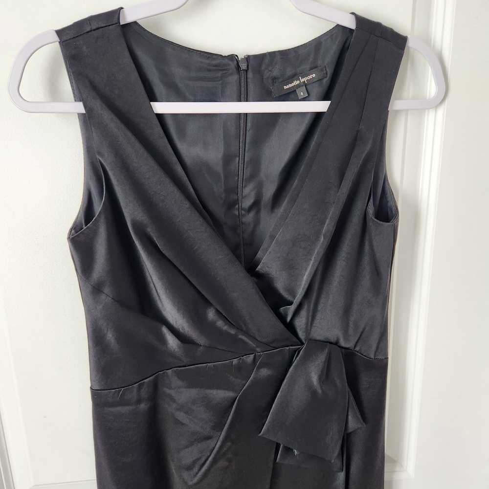 Nanette Lepore Women's Black Sleeveless Dress Siz… - image 5
