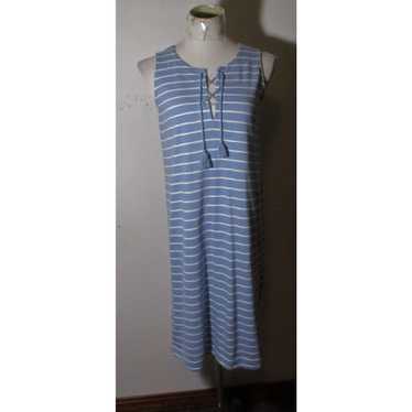 Vintage Women's J. JILL Blue Modal Blend Sleevele… - image 1