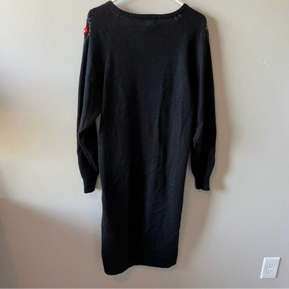 DARIAN Vintage Sweater Dress with Jeweled Embelli… - image 4