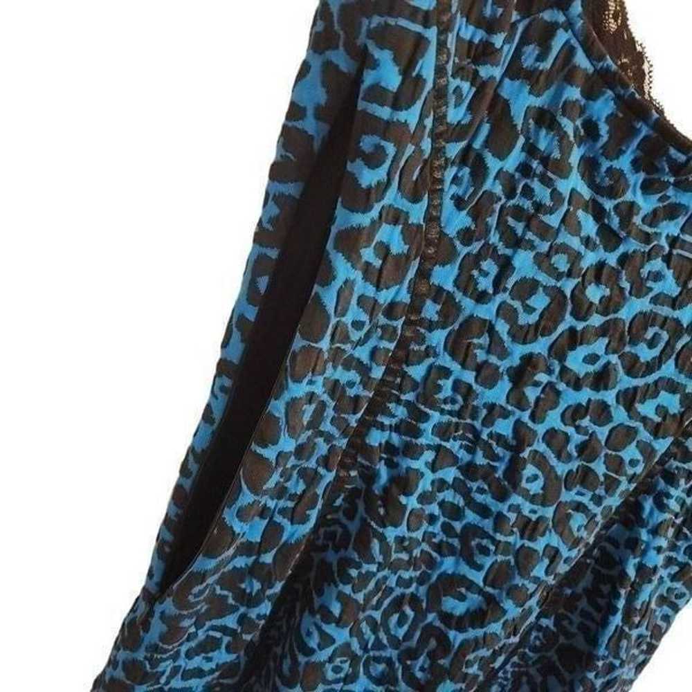 Guess Women Leopard Print Cap Sleeve Cutout Corse… - image 7