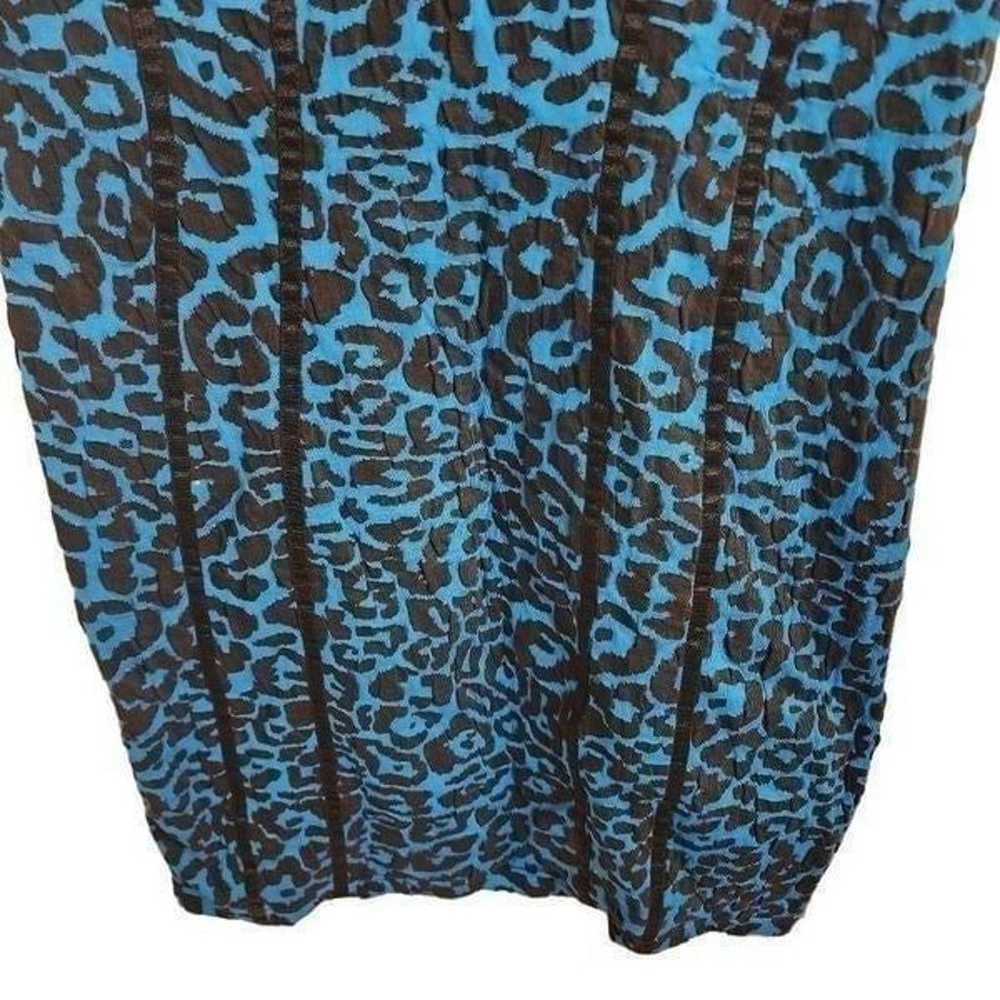 Guess Women Leopard Print Cap Sleeve Cutout Corse… - image 8