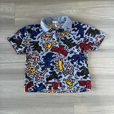 K.Haring カラフルラガーシャツ K.Haring カラフルラガーシャツ（Rainbow Works Keith Haring S