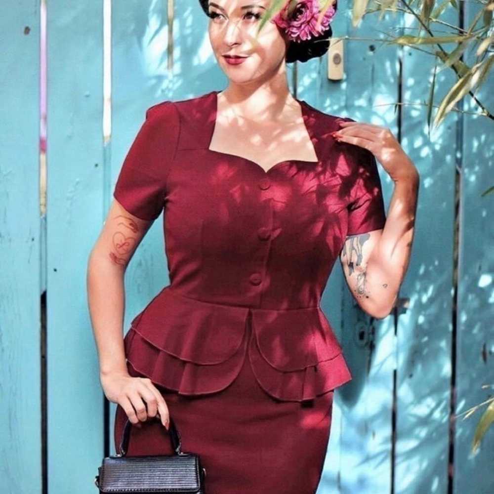 Vintage 1950’s Retro Pencil Dress - image 1