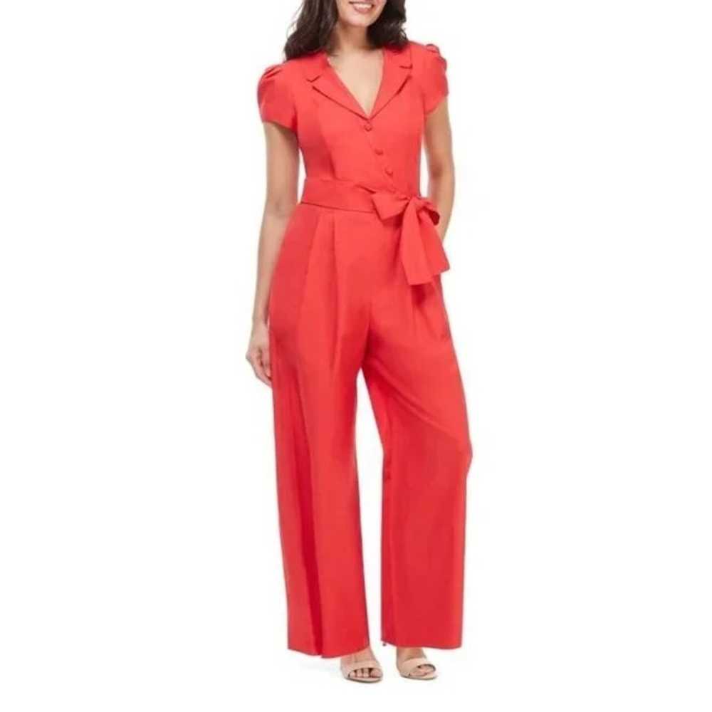 Gal Meets Glam Camille Venetian Red Jumpsuit - image 10