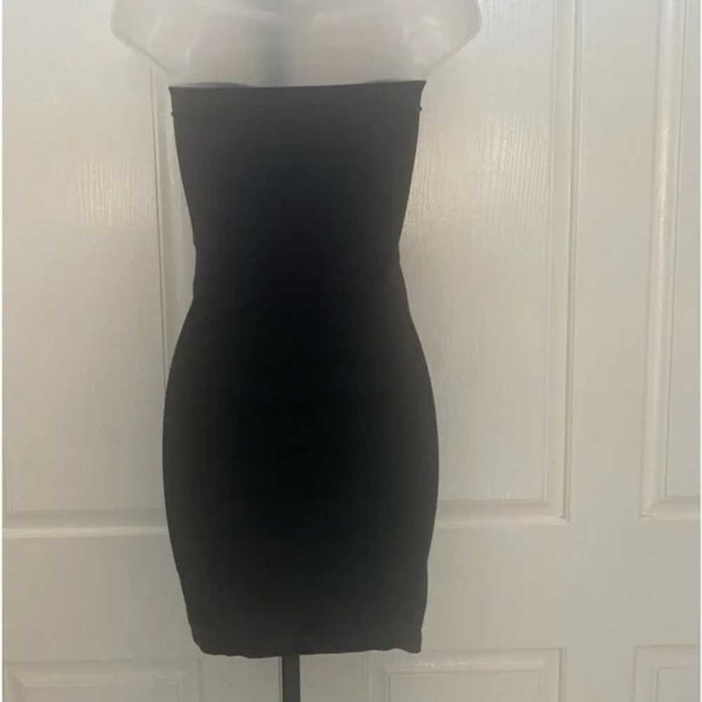 ALLSAINTS Black Strapless Bri Dress M - image 3