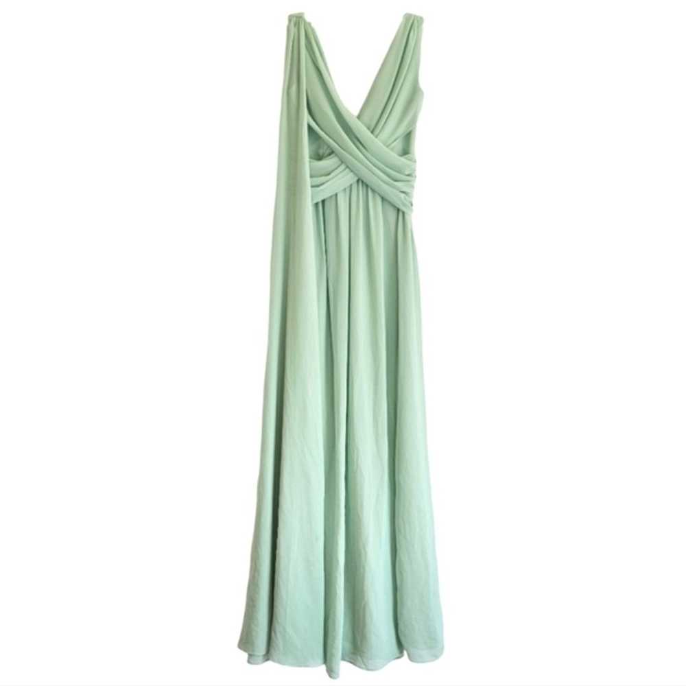 Revolve MAJORELLE Gertrude Gown Mint Green Weddin… - image 2