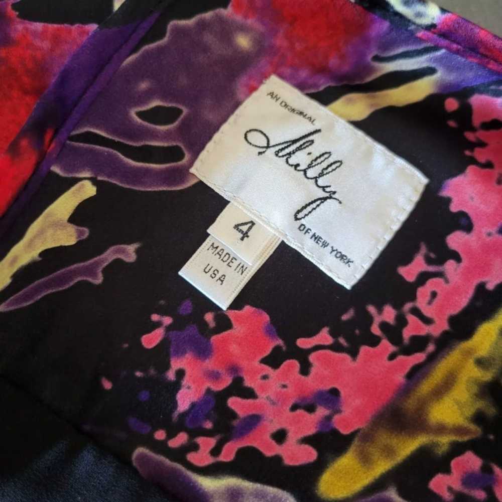 An Original Milly of New York Vintage Silk Sheath… - image 9