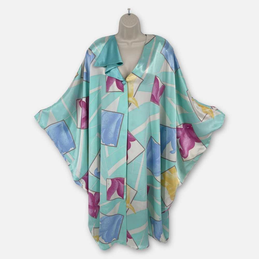 Vintage Flora Kung VINTAGE Kaftan Kimono Dress Sz… - image 1