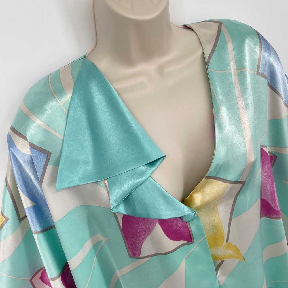 Vintage Flora Kung VINTAGE Kaftan Kimono Dress Sz… - image 2