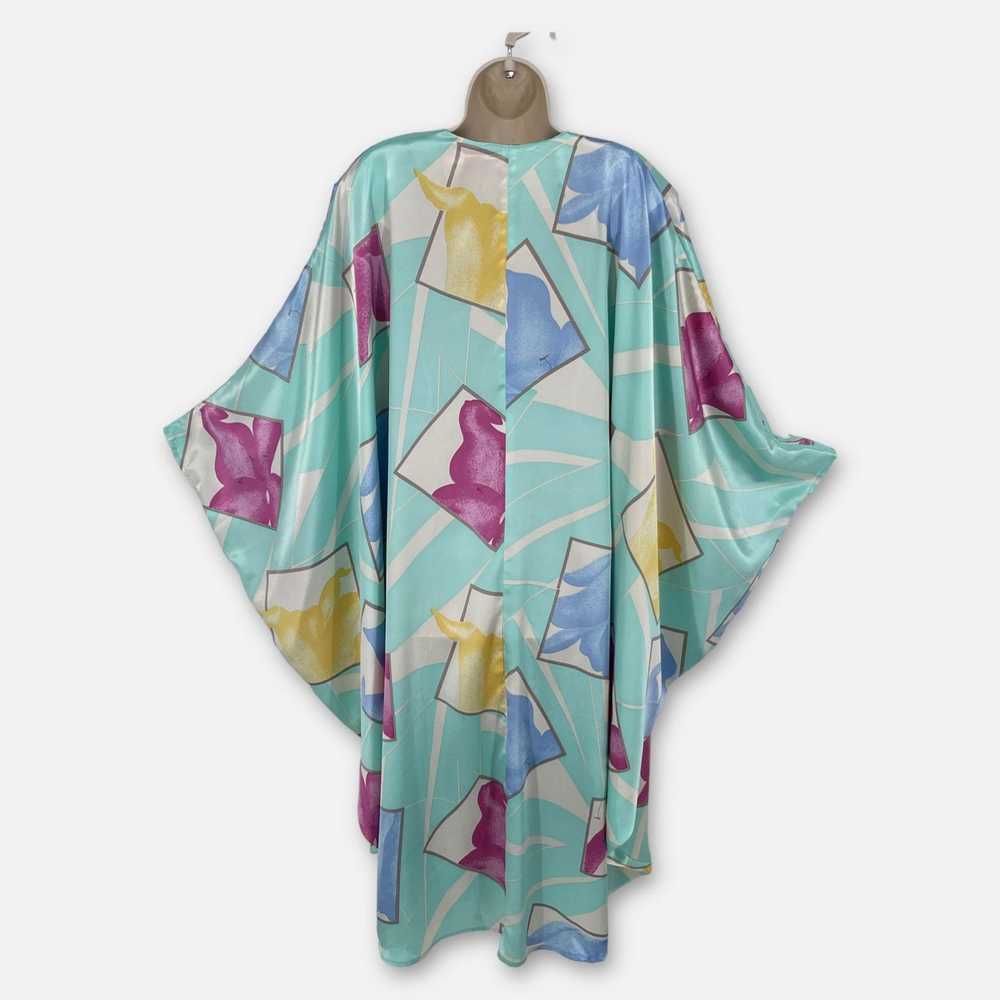 Vintage Flora Kung VINTAGE Kaftan Kimono Dress Sz… - image 8