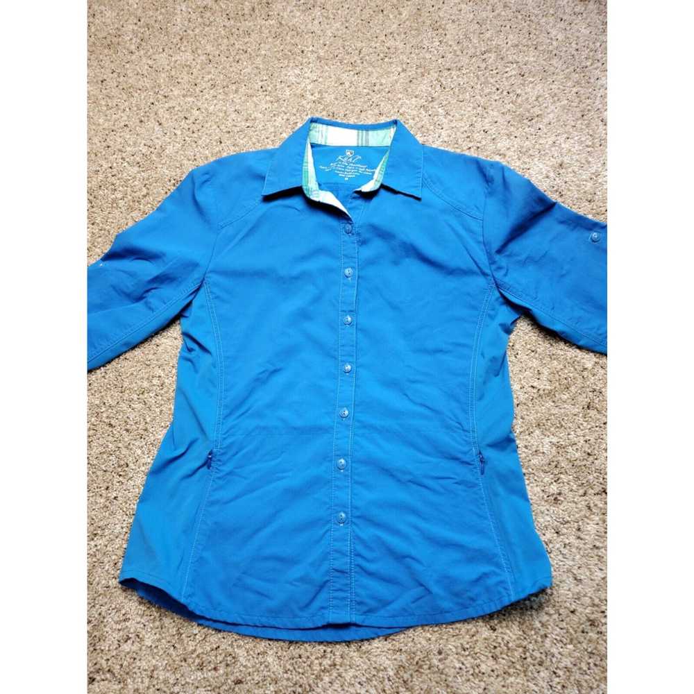 Vintage Kuhl Invoke Trail Shirt Medium Womens Blu… - image 3