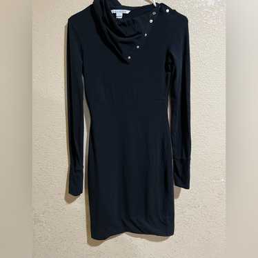 Diane von Furstenburg black sheath dress XS - image 1