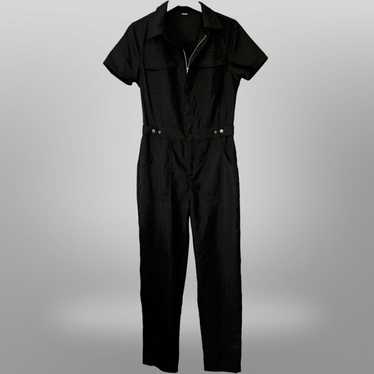 NWOT Black Utility Pit Crew Jumpsuit