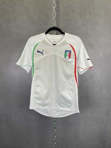 Puma 2010-11 Italy Puma Training Shirt white green