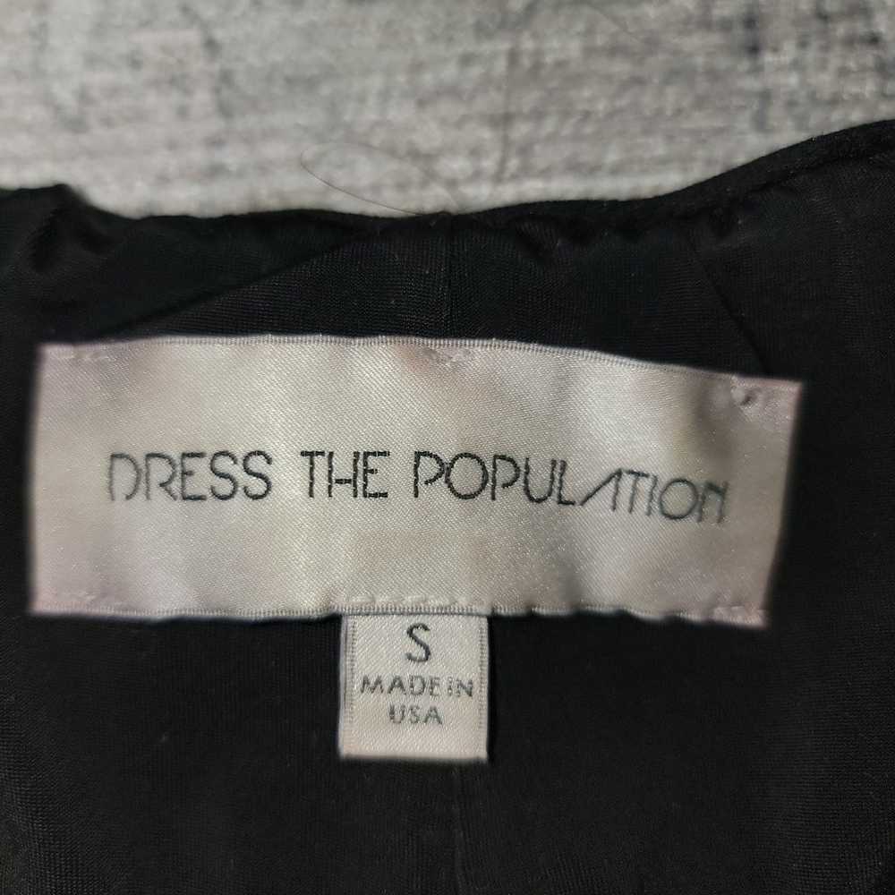 Dress the population green, black blue sequin dre… - image 5