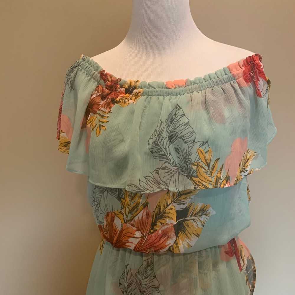 Express high low floral maxi dress - image 3