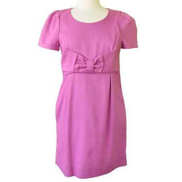 SEE BY CHLOE Short Sleeve Bow Shift Dress in Orch… - image 1