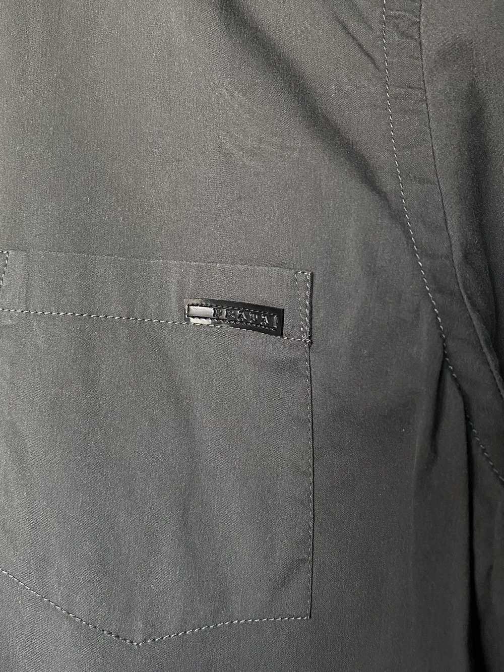 Prada Prada Button Up Shirt Black Tab Luxury Stre… - image 3