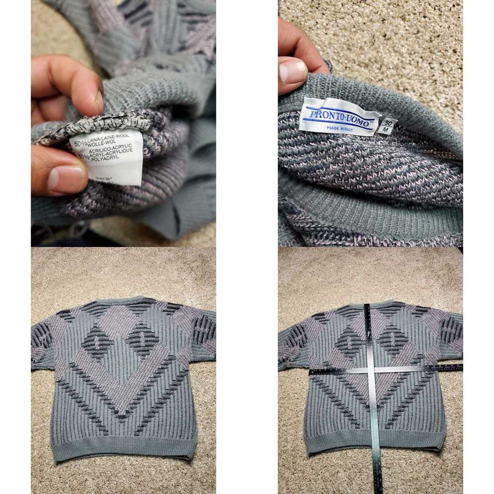 Pronto Uomo Vintage Pronto Uomo Knit Sweater Medi… - image 4
