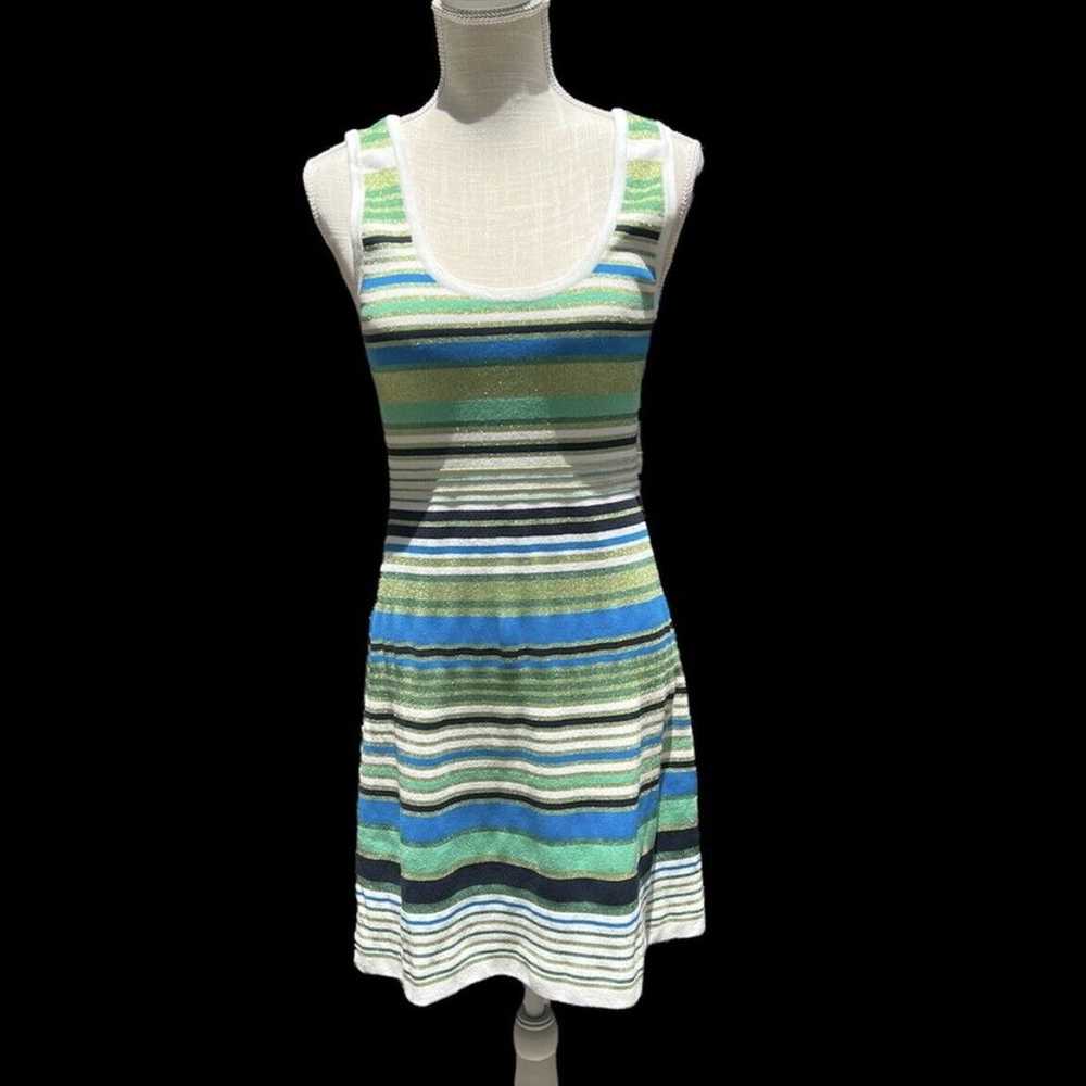 Veronica Beard Sleeveless Striped Dress Size Small - image 1