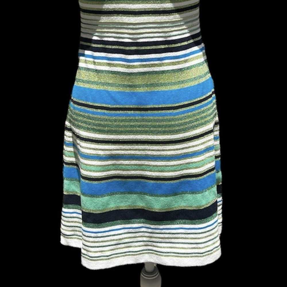Veronica Beard Sleeveless Striped Dress Size Small - image 7