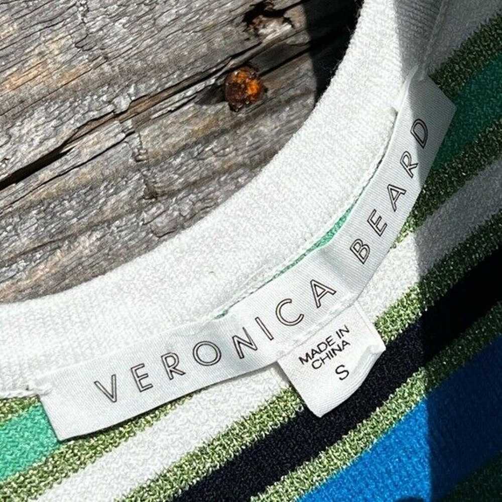 Veronica Beard Sleeveless Striped Dress Size Small - image 8