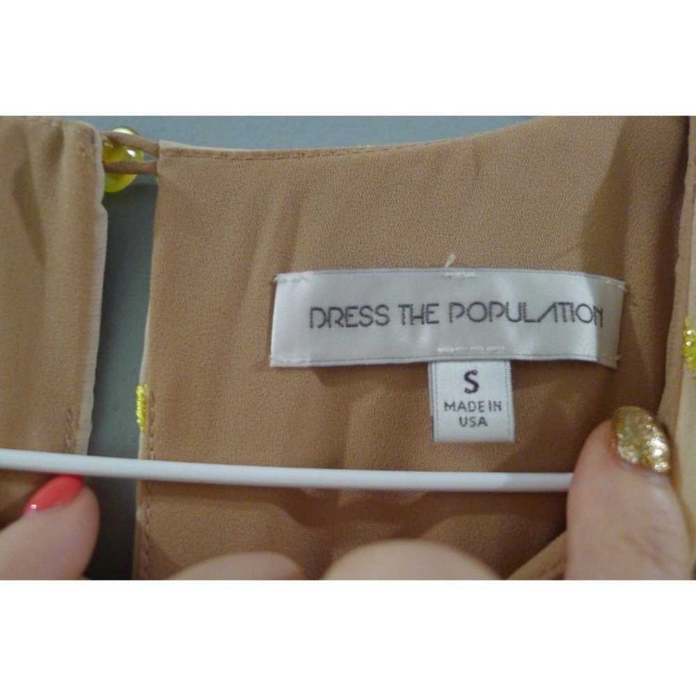 Dress The Population Paige Metallic Shift Dress -… - image 10
