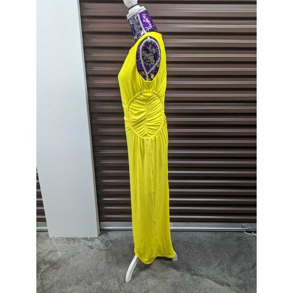 Gabrielle Union Large Yellow Cinched Maxi Dress - image 2