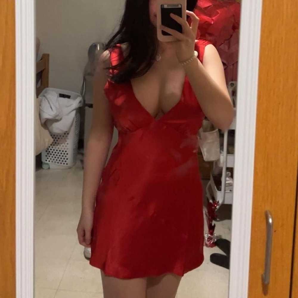 Meshki Nadia Red Mini Dress - image 3