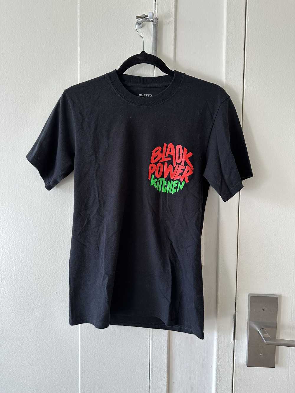 Awake Ghetto Gastro Black Power Kitchen Tee - image 2