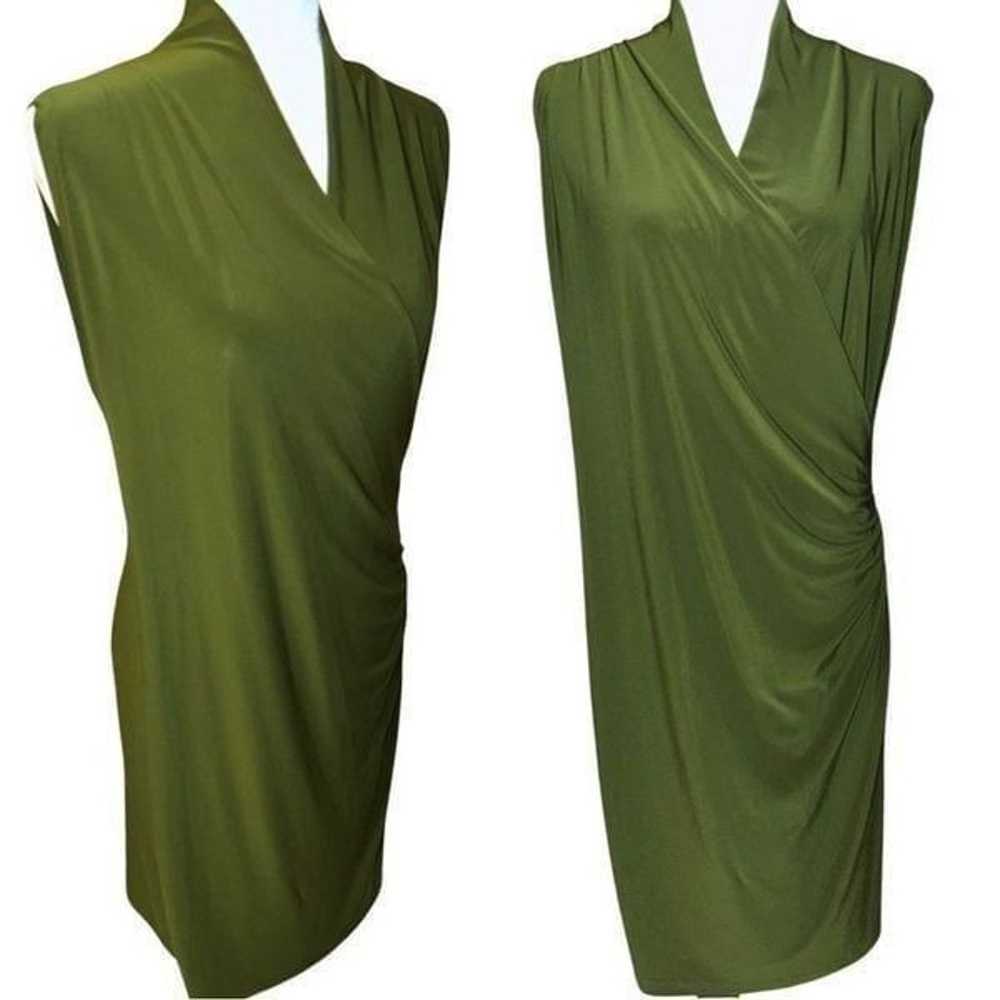 Norma Kamali Faux Wrap Dress Size Large - image 2