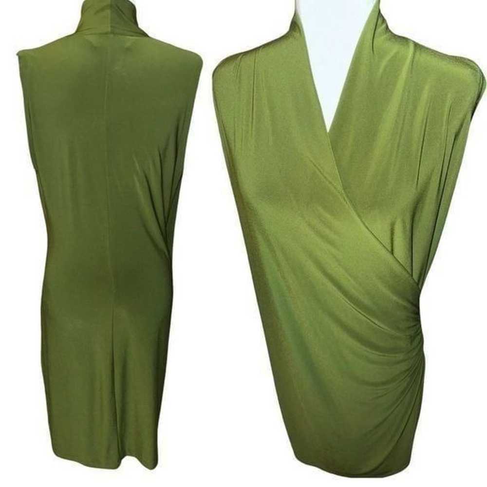Norma Kamali Faux Wrap Dress Size Large - image 3