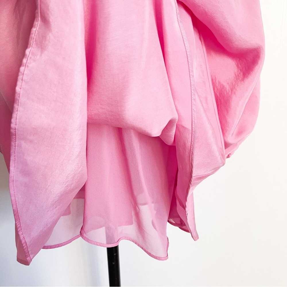 Zara | Satin Effect Blogger Favorite Draped Pink … - image 11