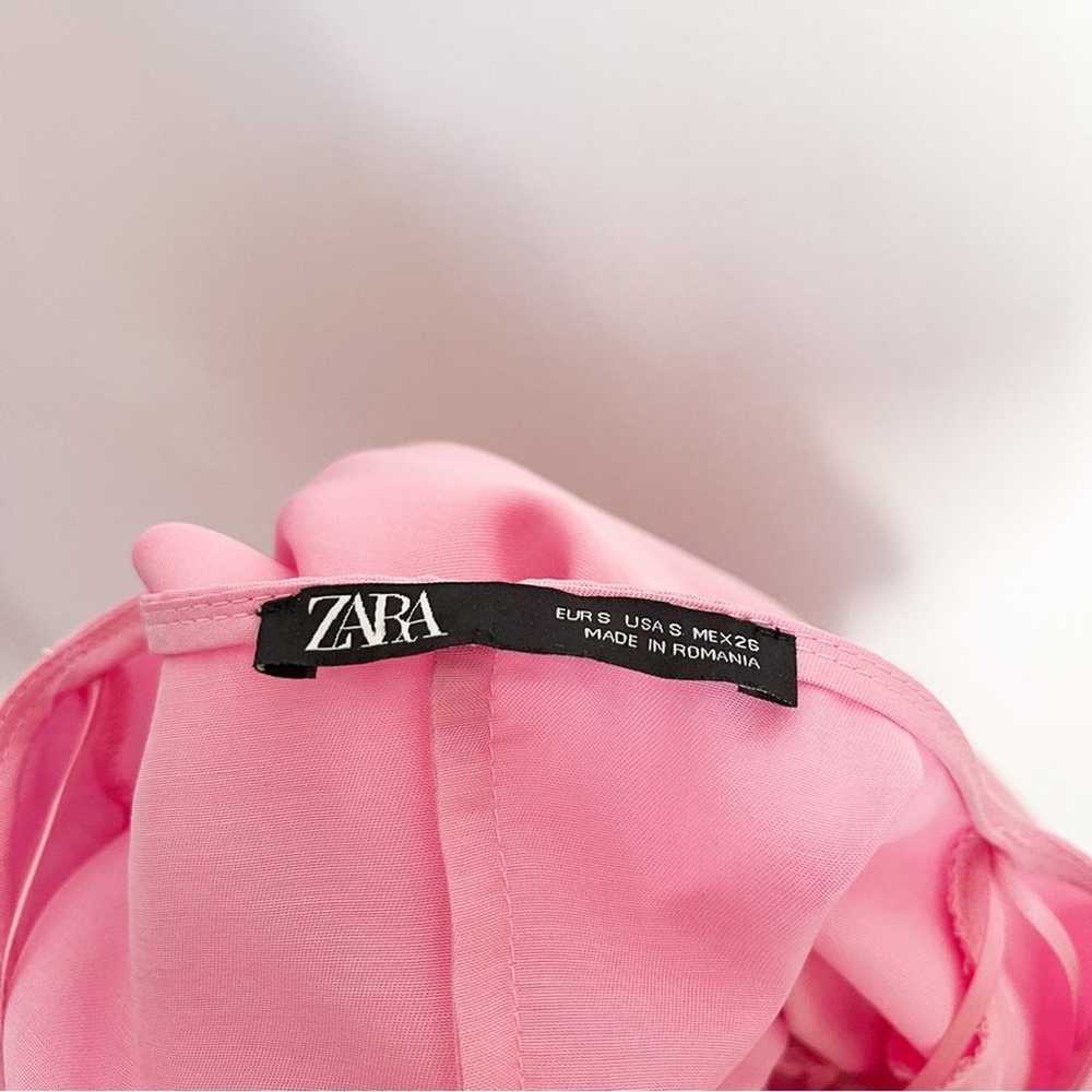Zara | Satin Effect Blogger Favorite Draped Pink … - image 12