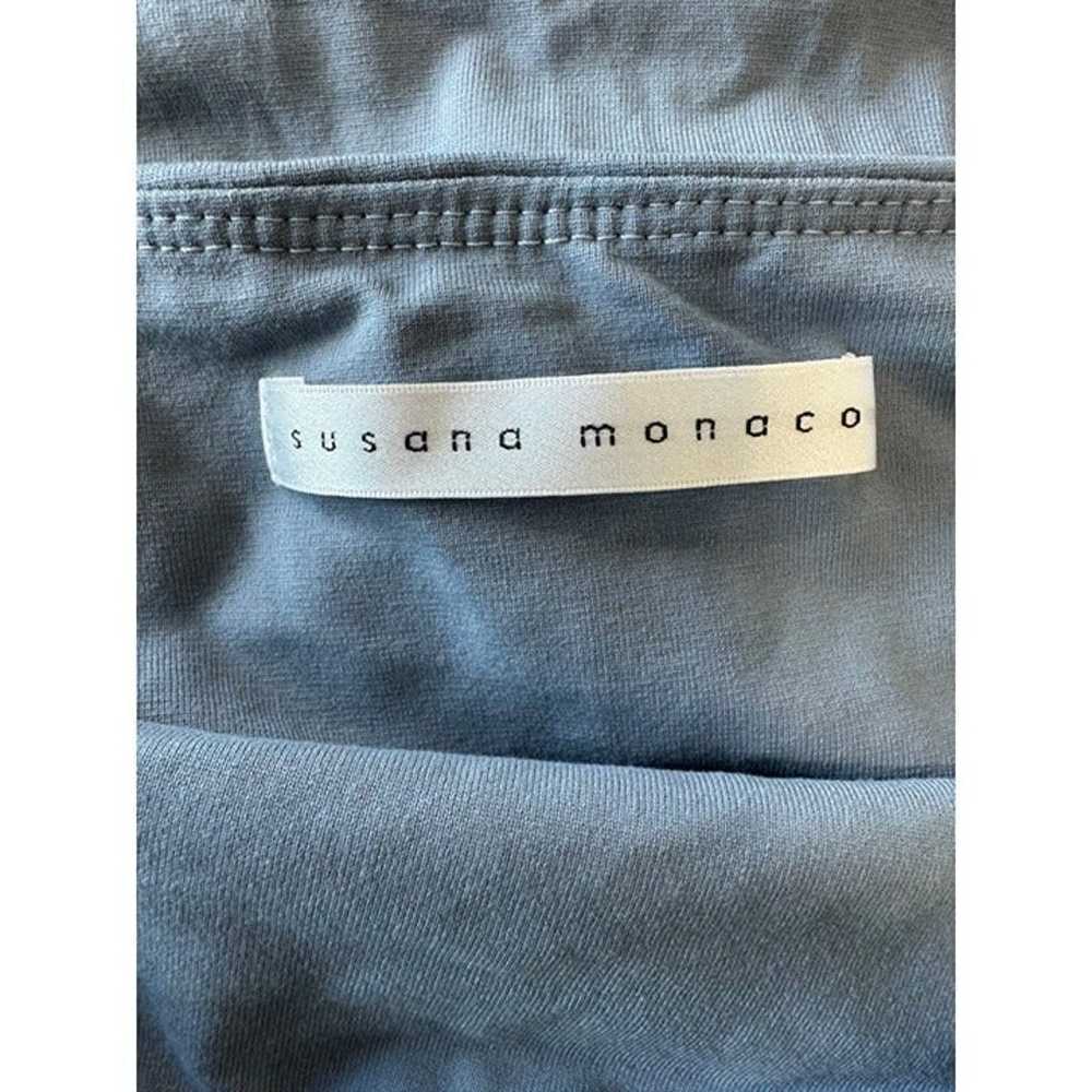 Susana Monaco Blue Strapless High Low Romper NWOT… - image 4