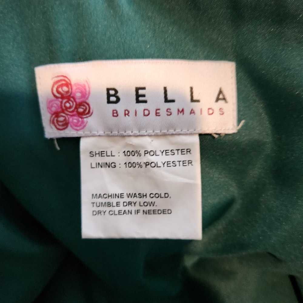 Bella Bridesmaids Dress Womens 14R BB133 Hunter G… - image 4