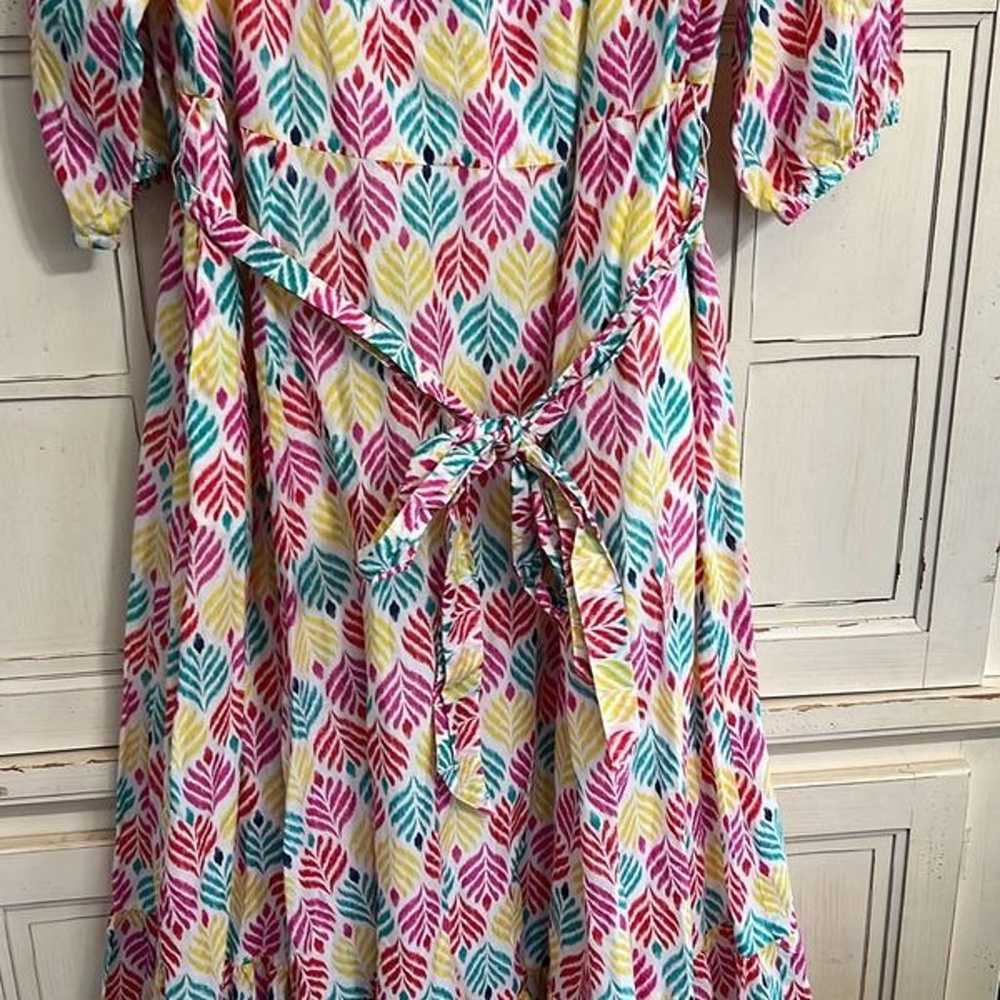 Boden Rosalind tiered midi dress size 16/18 - image 3