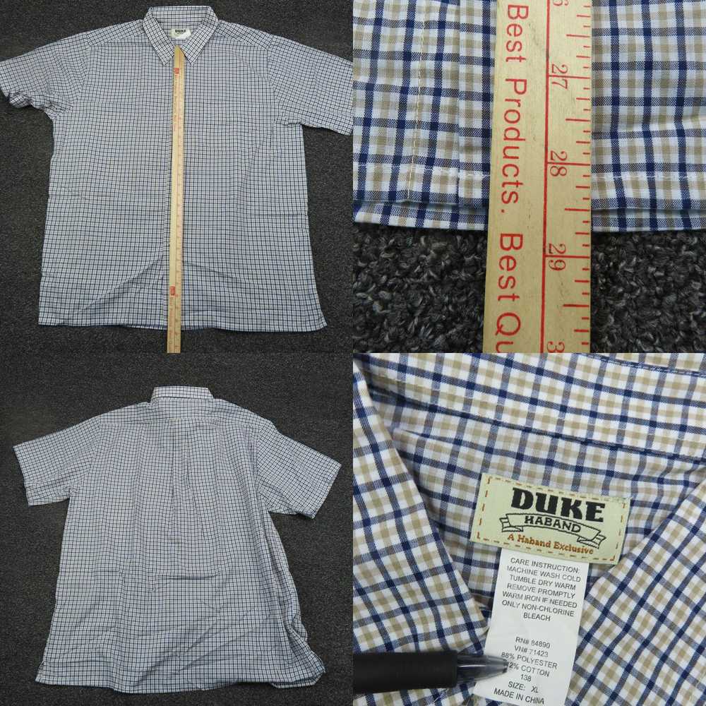 Haband Duke Haband Shirt Adult XL Black & Beige P… - image 4